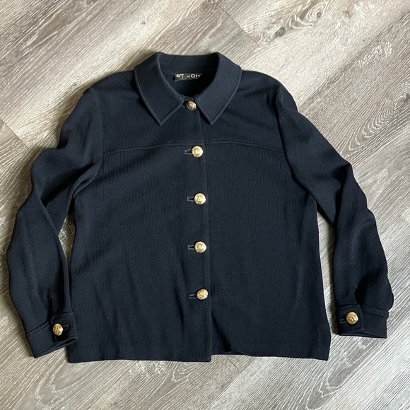 St. John Basics Santana knit blazer - Picture 4 of 11